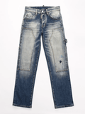Washed Blue Classic Jeans