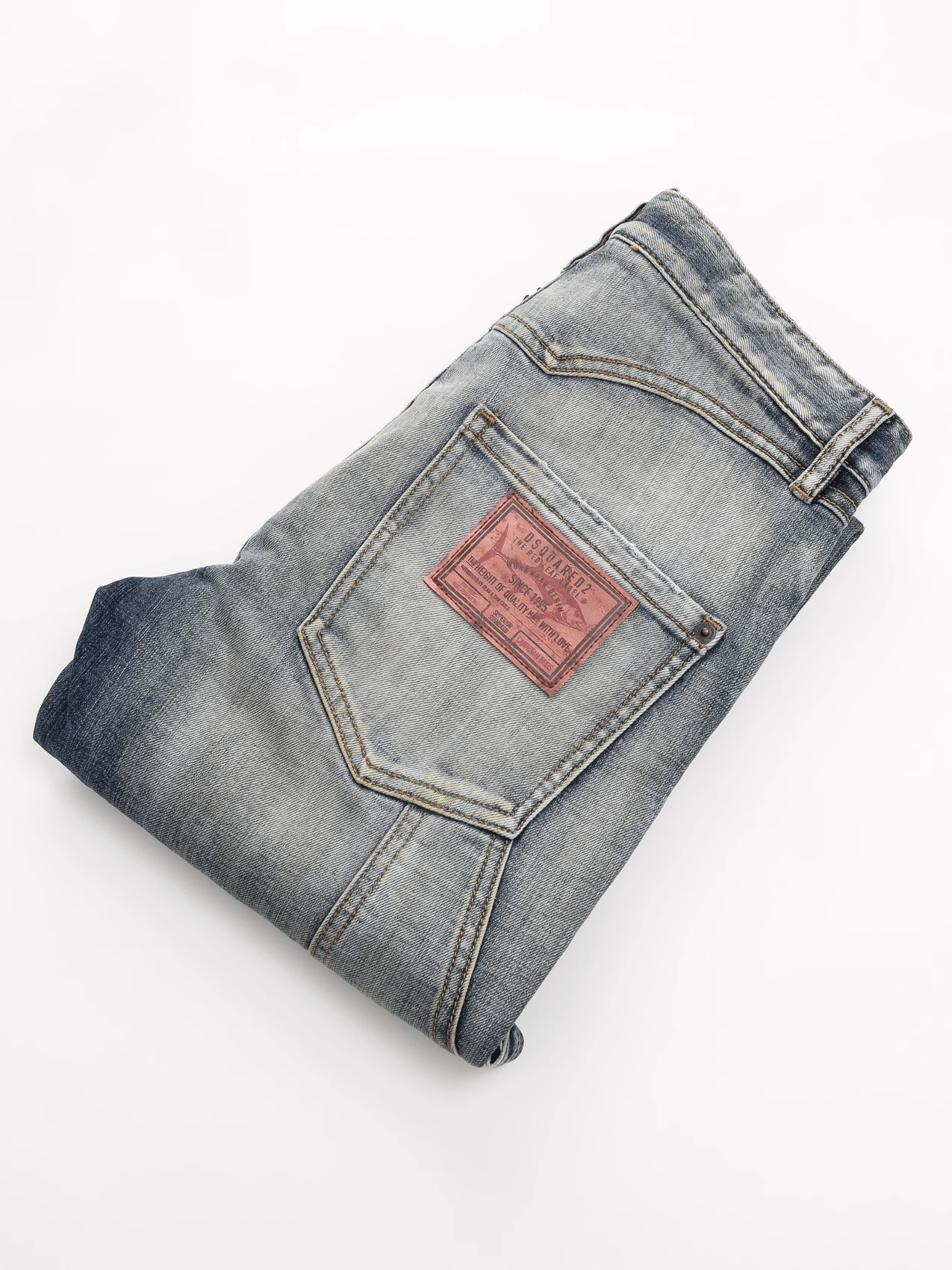 Washed Blue Classic Jeans