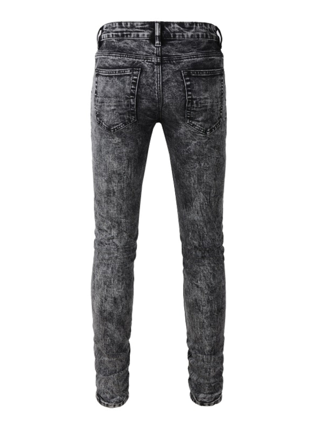 Smoke Grey Washed Classic Jeans