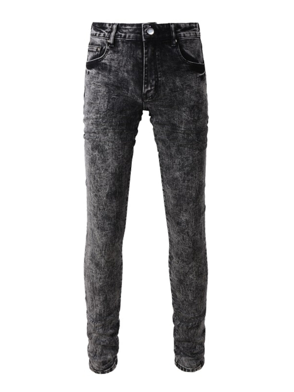 Smoke Grey Washed Classic Jeans