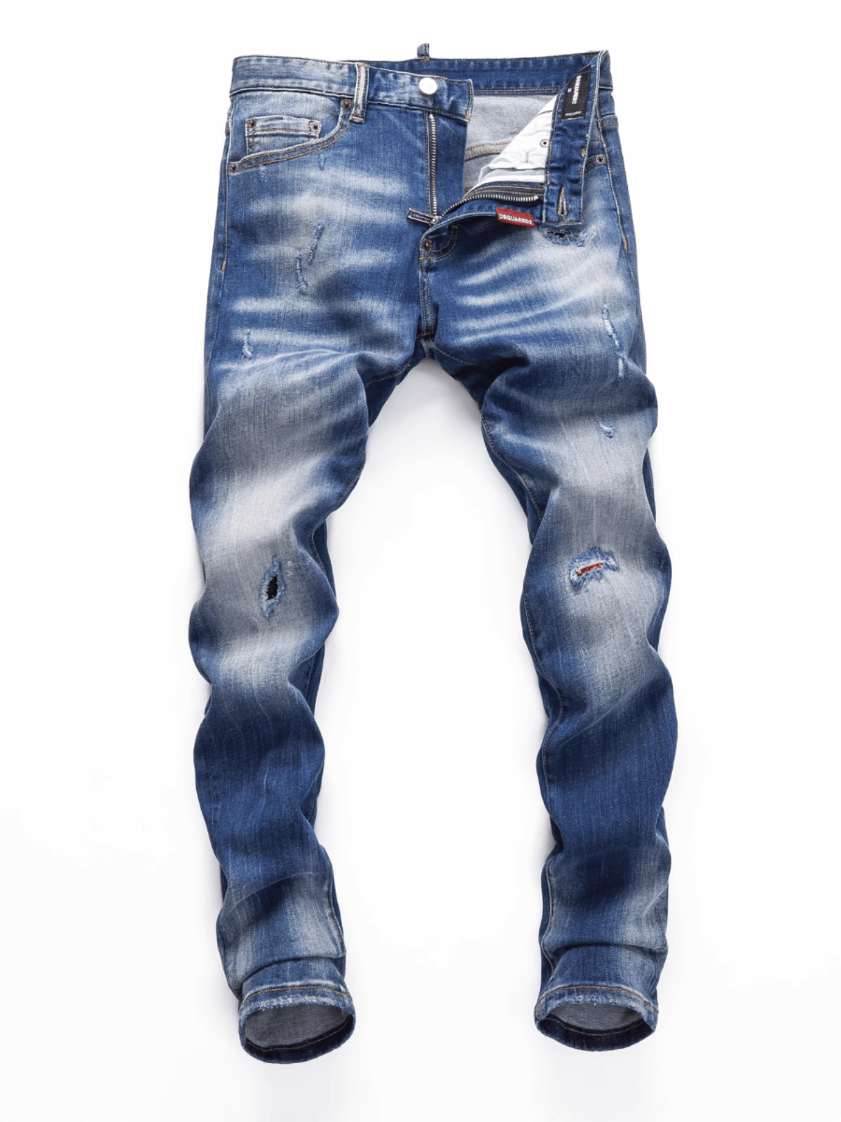 Washed Denim Classic Jeans